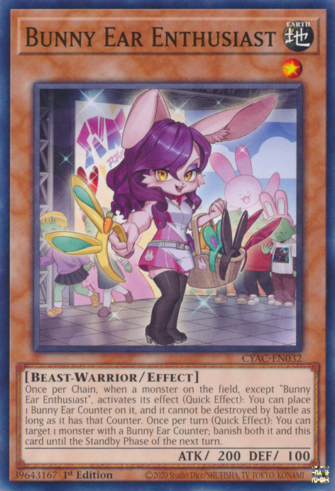 Bunny Ear Enthusiast [CYAC-EN032] Common | Anubis Games and Hobby