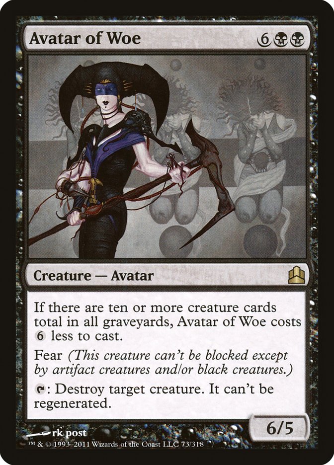 Avatar of Woe [Commander 2011] | Anubis Games and Hobby