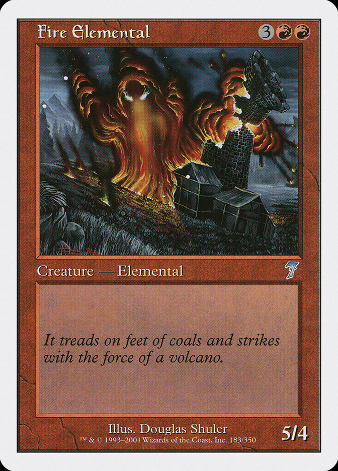 Fire Elemental [Seventh Edition] | Anubis Games and Hobby