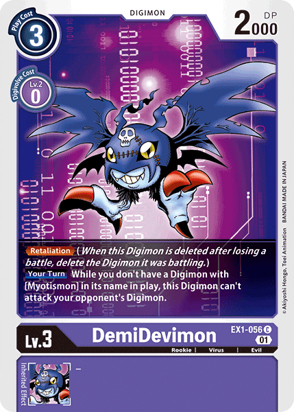 DemiDevimon [EX1-056] [Classic Collection] | Anubis Games and Hobby
