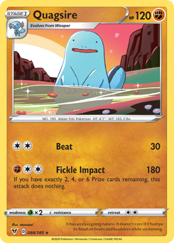 Quagsire (084/185) [Sword & Shield: Vivid Voltage] | Anubis Games and Hobby