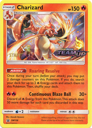 Charizard (SM158) (Staff) [Sun & Moon: Black Star Promos] | Anubis Games and Hobby