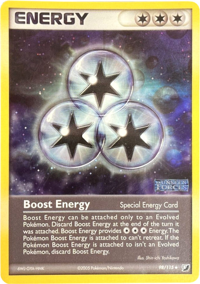 Boost Energy (98/115) (Stamped) [EX: Unseen Forces] | Anubis Games and Hobby