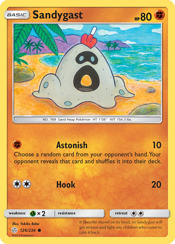 Sandygast (126/236) [Sun & Moon: Cosmic Eclipse] | Anubis Games and Hobby