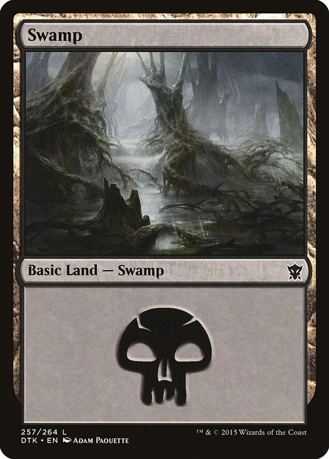 Swamp (257) [Dragons of Tarkir] | Anubis Games and Hobby