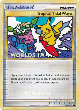 Tropical Tidal Wave (HGSS18) (Finalist) [HeartGold & SoulSilver: Black Star Promos] | Anubis Games and Hobby