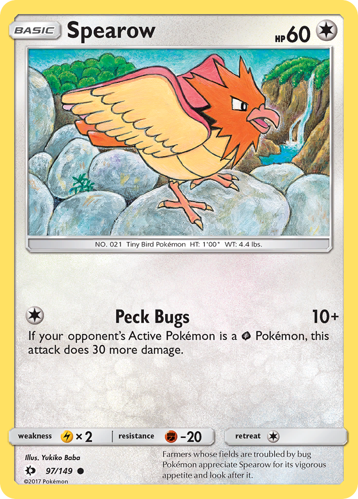 Spearow (97/149) [Sun & Moon: Base Set] | Anubis Games and Hobby