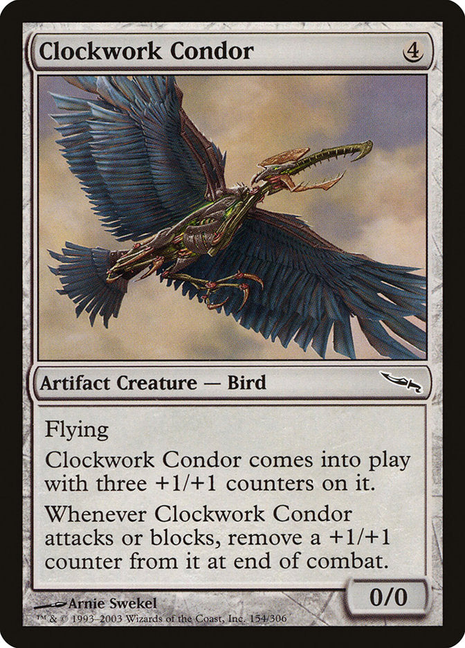 Clockwork Condor [Mirrodin] | Anubis Games and Hobby