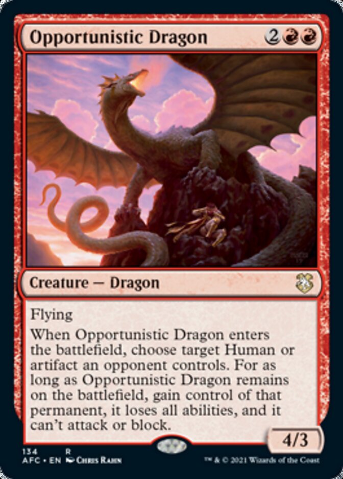 Opportunistic Dragon [Dungeons & Dragons: Adventures in the Forgotten Realms Commander] | Anubis Games and Hobby