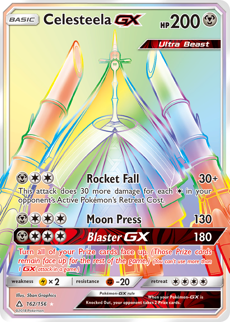 Celesteela GX (162/156) [Sun & Moon: Ultra Prism] | Anubis Games and Hobby