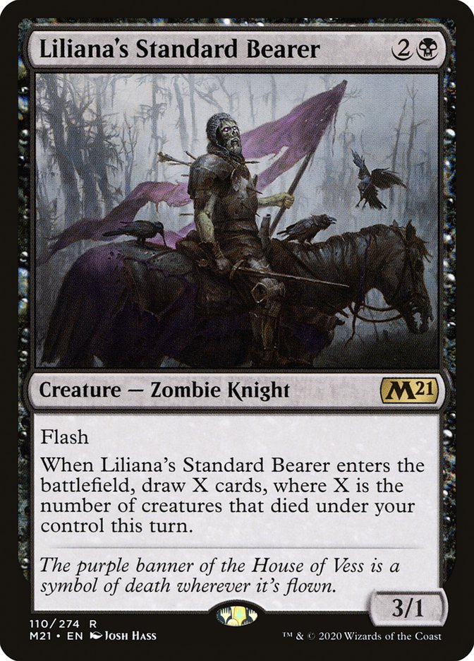 Liliana's Standard Bearer [Core Set 2021] | Anubis Games and Hobby