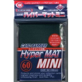 KMC Small Sleeves Hyper Matte Green 60-Count | Anubis Games and Hobby