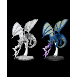 Nolzur's Marvelous Miniatures: Young Blue Dragon - Unpainted | Anubis Games and Hobby