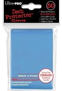 Ultra Pro Deck Protector Standard Light Blue 50 Ct | Anubis Games and Hobby