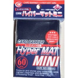 KMC Small Sleeves Hyper Matte Blue 60-Count | Anubis Games and Hobby