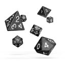 Oakie Doakie Dice Marble Black RPG 7 Set | Anubis Games and Hobby