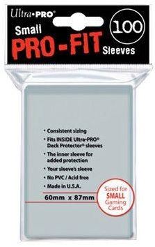 Ultra Pro Deck Protector Small Pro-Fit Sleeves | Anubis Games and Hobby