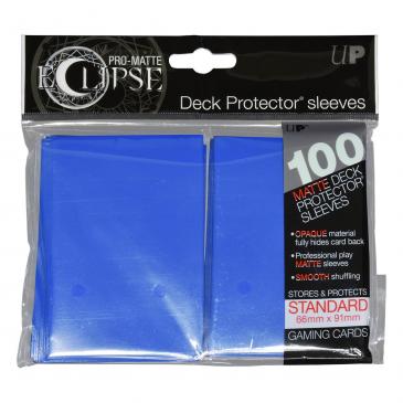 ULTRA PRO: ECLIPSE DECK PROTECTOR - PACIFIC BLUE STANDARD 100CT | Anubis Games and Hobby