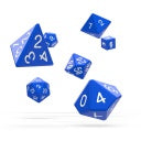 Oakie Doakie Dice Solid Blue RPG 7 Set | Anubis Games and Hobby