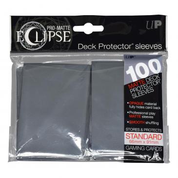 ULTRA PRO: ECLIPSE DECK PROTECTOR - SMOKE GREY STANDARD 100CT | Anubis Games and Hobby