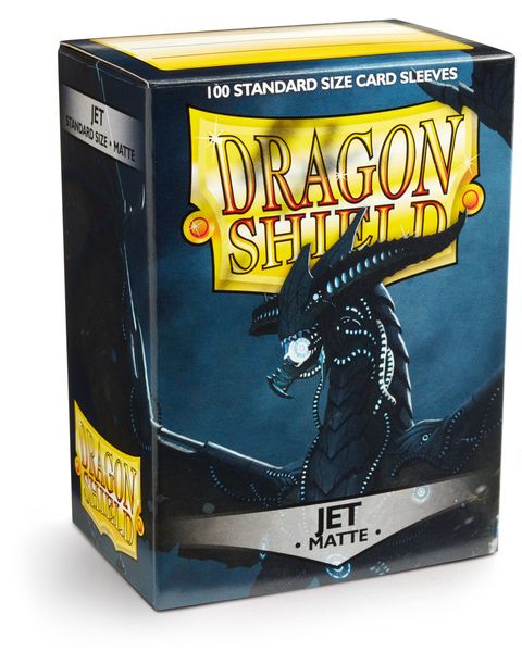DS Matte Sleeves 100ct - Jet | Anubis Games and Hobby