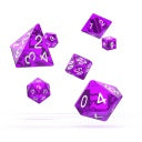 Oakie Doakie Dice Translucent Purple RPG 7 Set | Anubis Games and Hobby