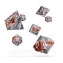 Oakie Doakie Dice Silver Rust Gemidice RPG 7 Set | Anubis Games and Hobby