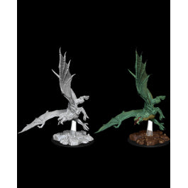 Nolzur's Marvelous Miniatures: Young Green Dragon - Unpainted | Anubis Games and Hobby