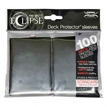 ULTRA PRO: ECLIPSE DECK PROTECTOR - JET BLACK STANDARD 100CT | Anubis Games and Hobby
