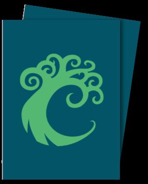 UP Guilds of Ravnica 100ct Standard Matte Sleeves - Simic Combine | Anubis Games and Hobby