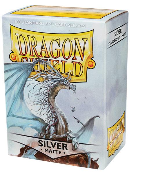 DS Matte Sleeves 100ct - Silver | Anubis Games and Hobby
