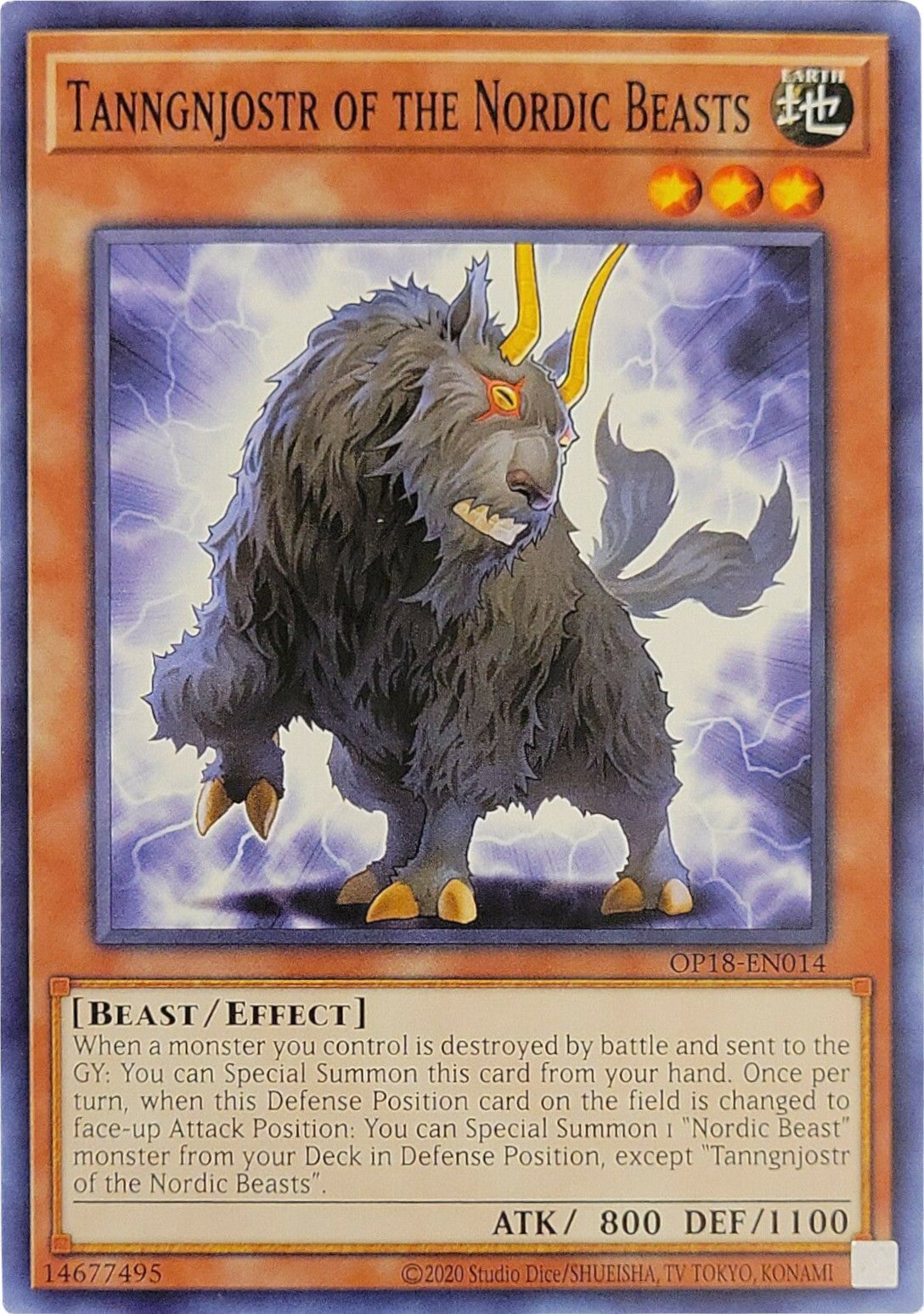 Tanngnjostr of the Nordic Beasts [OP18-EN014] Common | Anubis Games and Hobby