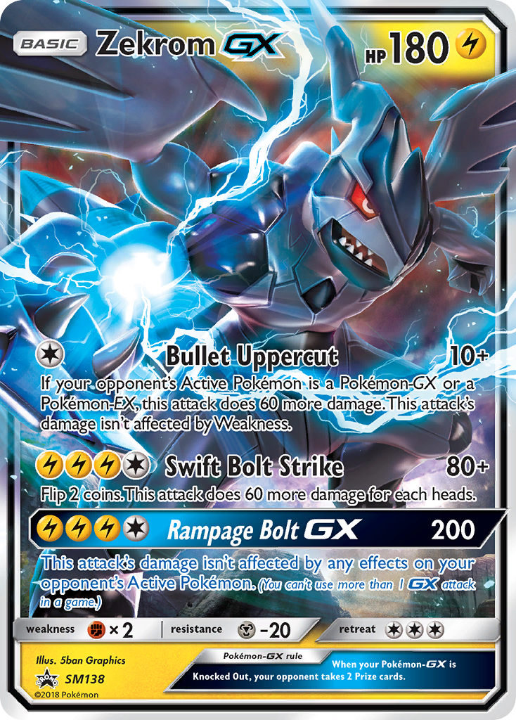 Zekrom GX (SM138) [Sun & Moon: Black Star Promos] | Anubis Games and Hobby