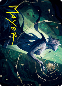 Nature's Embrace Art Card (Gold-Stamped Signature) [Innistrad: Crimson Vow Art Series] | Anubis Games and Hobby