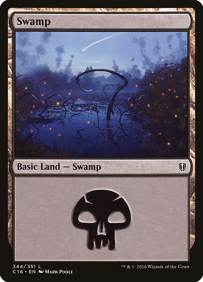 Swamp (344) [Commander 2016] | Anubis Games and Hobby