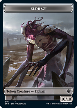 Eldrazi // Soldier Double-Sided Token [Starter Commander Decks] | Anubis Games and Hobby