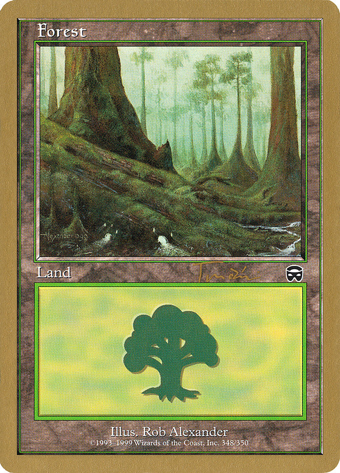 Forest (jt348) (Jan Tomcani) [World Championship Decks 2001] | Anubis Games and Hobby