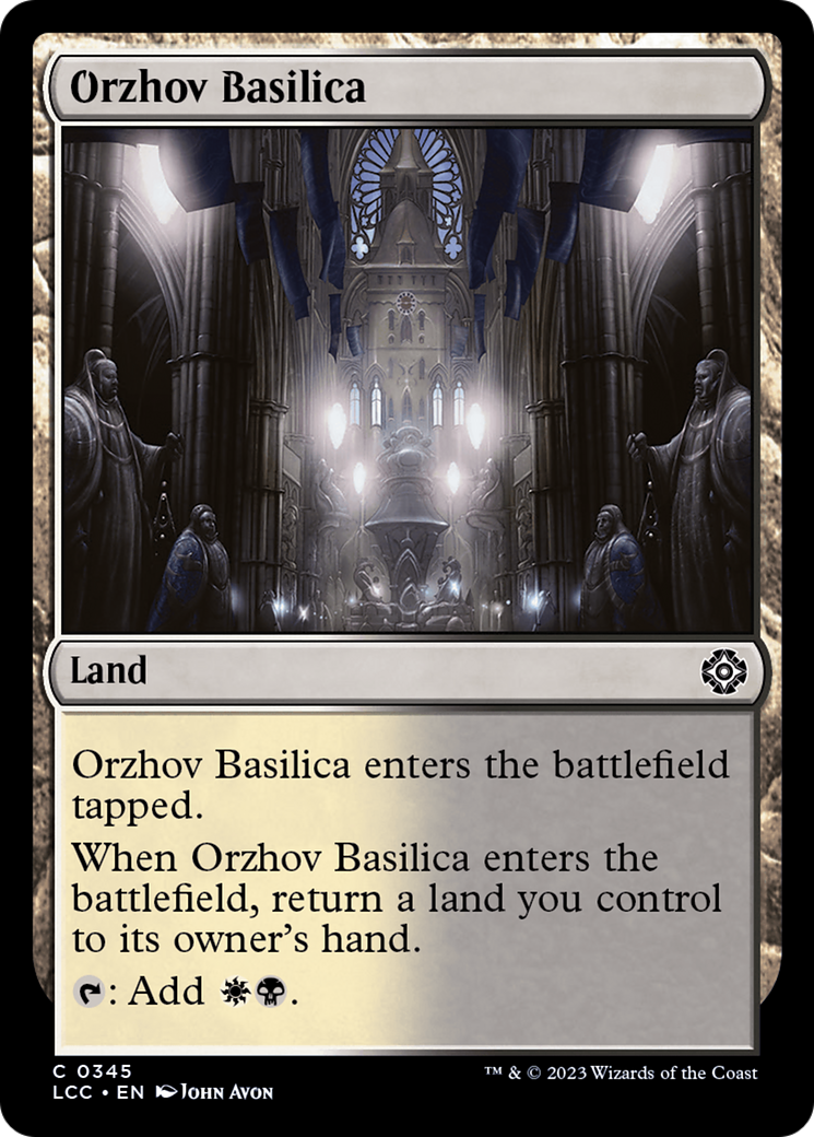 Orzhov Basilica [The Lost Caverns of Ixalan Commander] | Anubis Games and Hobby