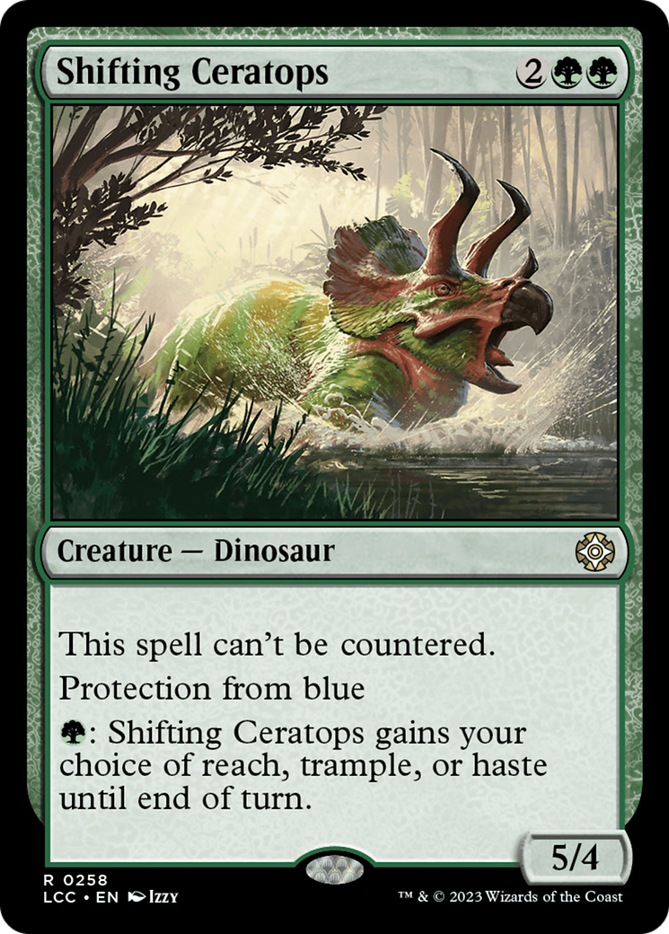 Shifting Ceratops [The Lost Caverns of Ixalan Commander] | Anubis Games and Hobby