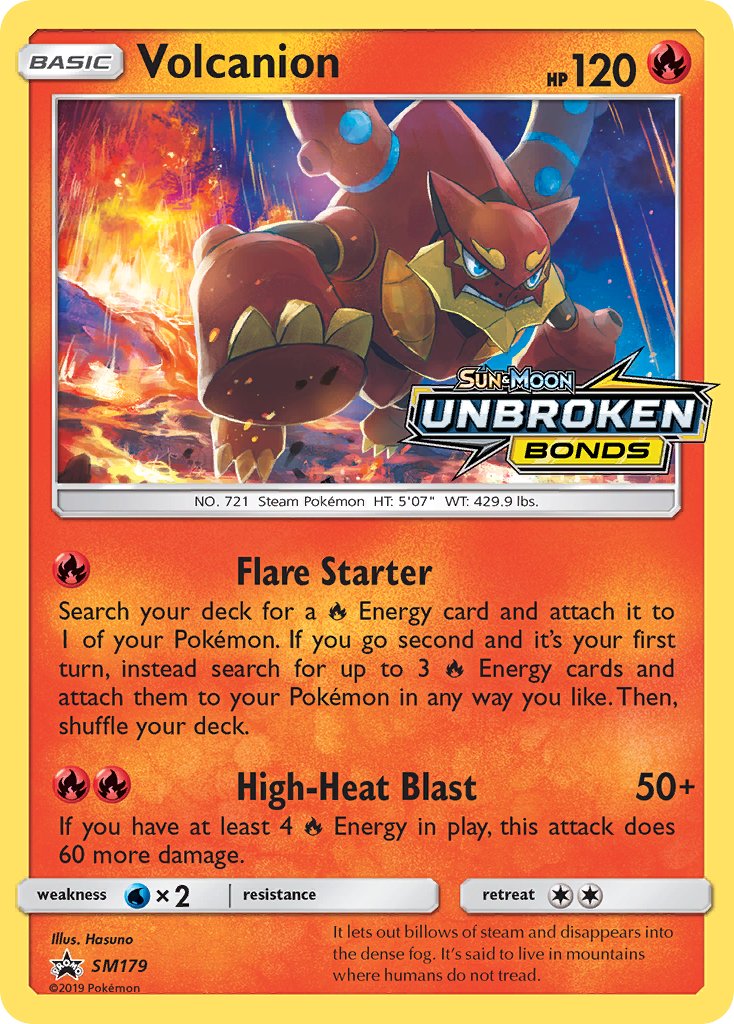 Volcanion (SM179) [Sun & Moon: Black Star Promos] | Anubis Games and Hobby