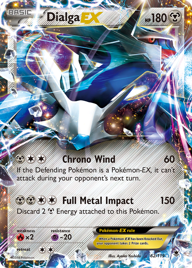 Dialga EX (62/119) [XY: Phantom Forces] | Anubis Games and Hobby