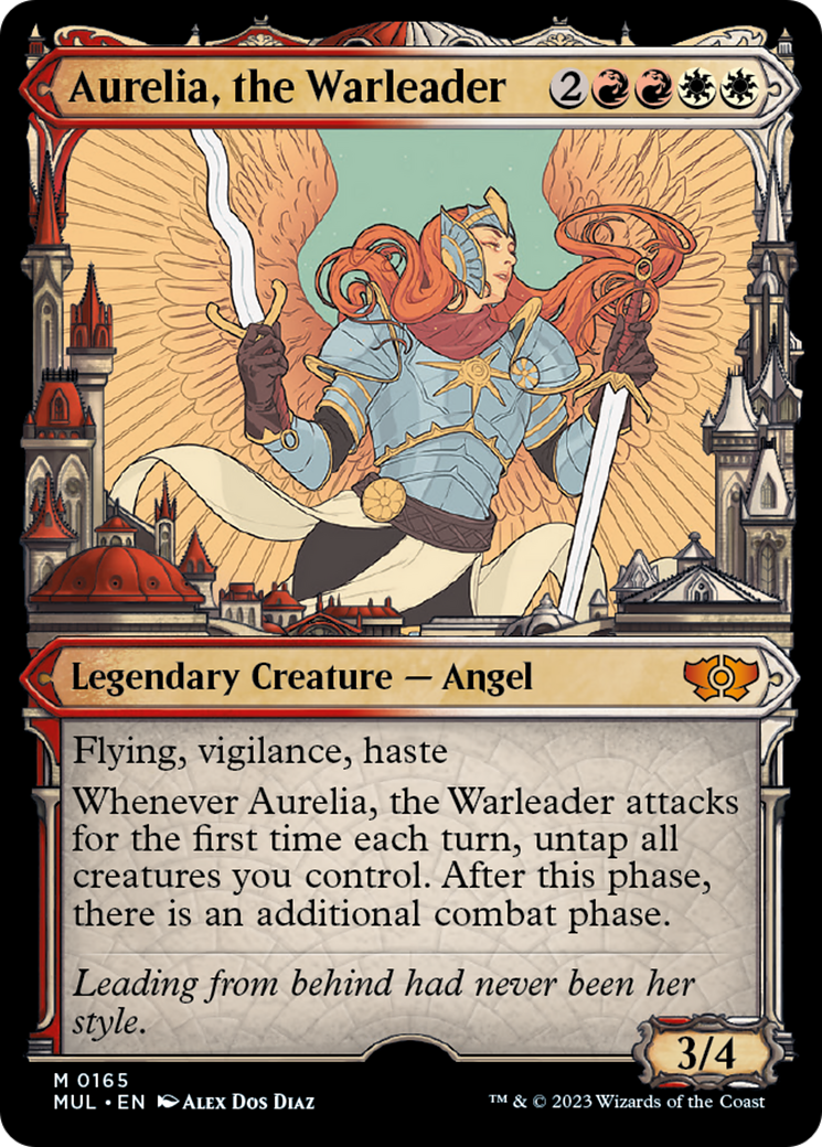 Aurelia, the Warleader (Halo Foil) [Multiverse Legends] | Anubis Games and Hobby