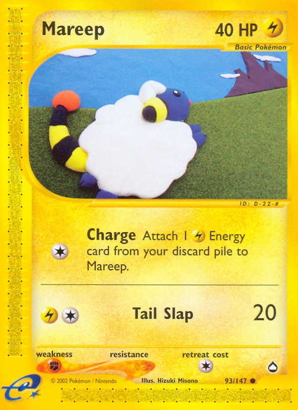 Mareep (93/147) [Aquapolis] | Anubis Games and Hobby