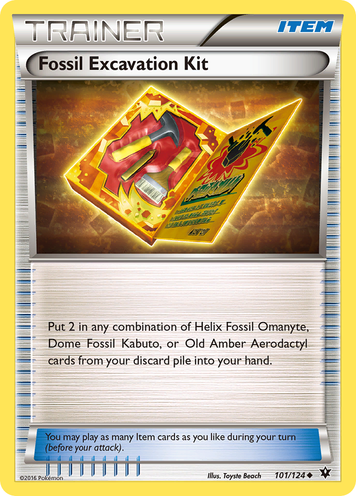 Fossil Excavation Kit (101/124) [XY: Fates Collide] | Anubis Games and Hobby