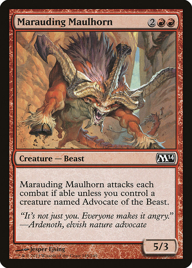 Marauding Maulhorn [Magic 2014] | Anubis Games and Hobby