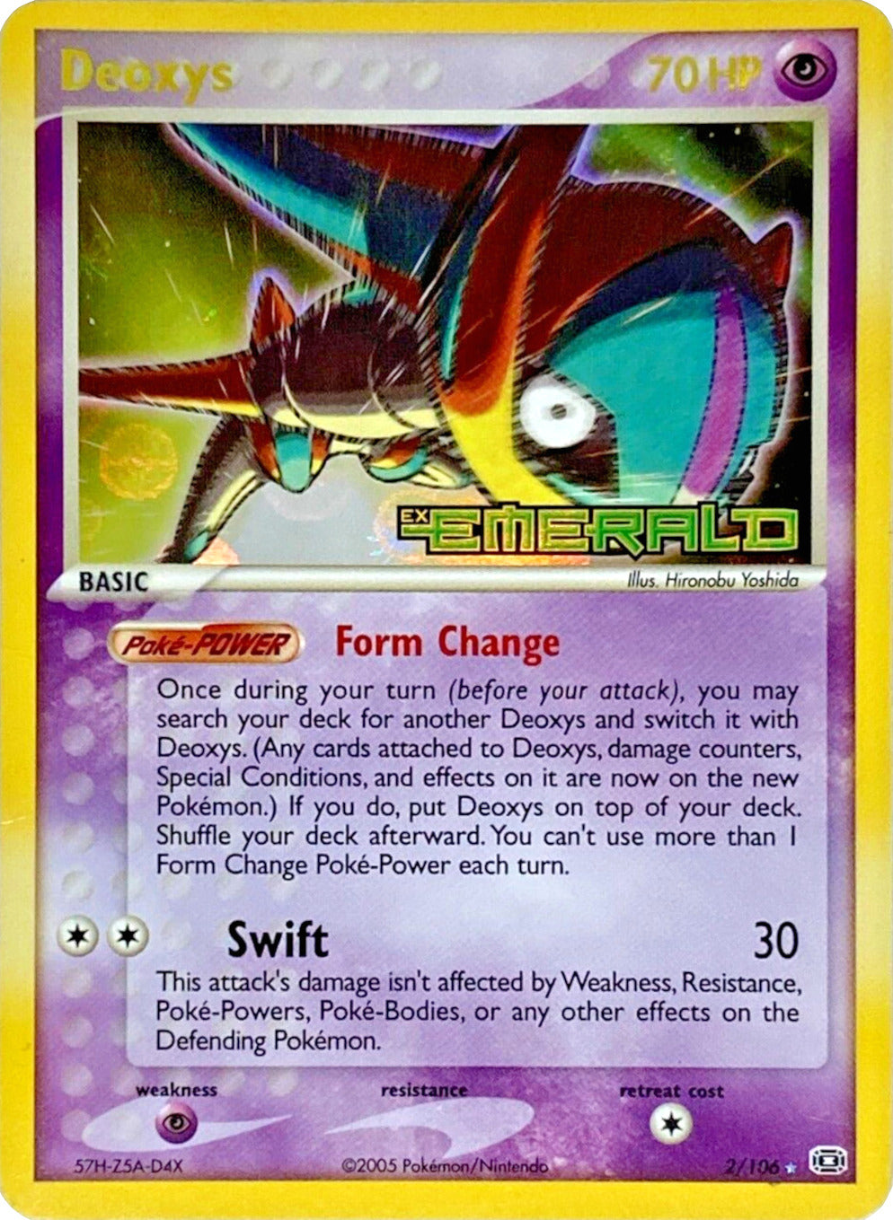 Deoxys (2/106) (Stamped) [EX: Emerald] | Anubis Games and Hobby