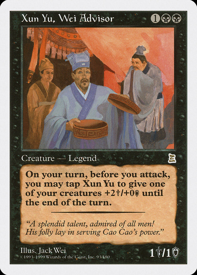Xun Yu, Wei Advisor [Portal Three Kingdoms] | Anubis Games and Hobby