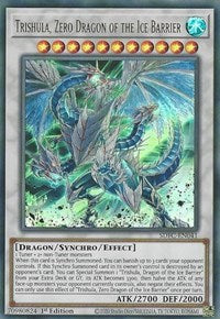 Trishula, Zero Dragon of the Ice Barrier [SDFC-EN041] Ultra Rare | Anubis Games and Hobby