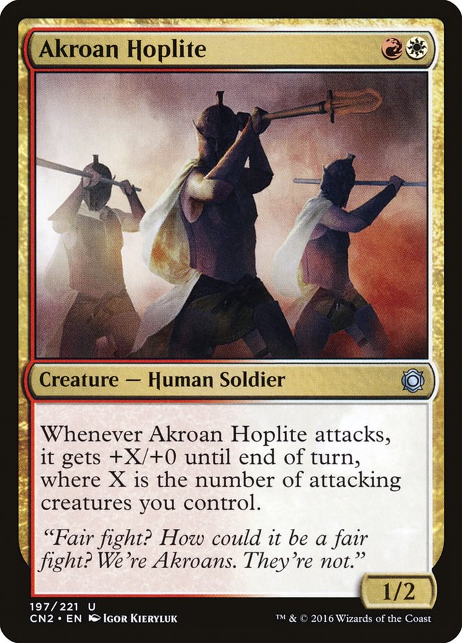 Akroan Hoplite [Conspiracy: Take the Crown] | Anubis Games and Hobby