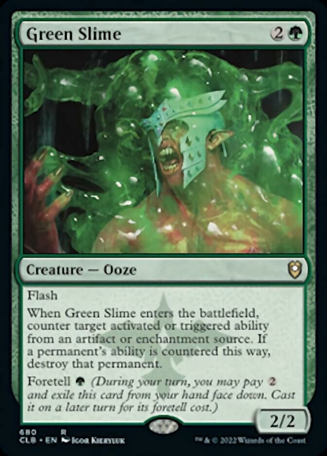 Green Slime [Commander Legends: Battle for Baldur's Gate] | Anubis Games and Hobby